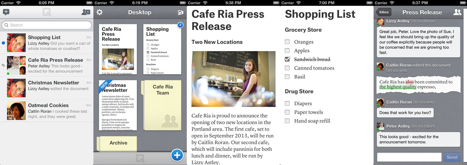 Quip, um Editor de Texto Colaborativo CocaTech